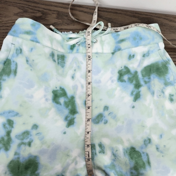 Zara Tie Dye Joggers Womens Small Blue Green Lightweight - Picture 8 of 10
